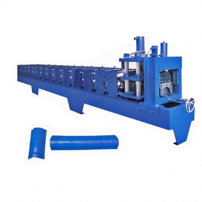 High Speed Metal Roof Tile Ridge Cap roll Forming Machinery