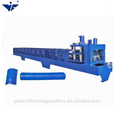 2018 Yufa new type metal roof ridge cap roll forming machine hot sale